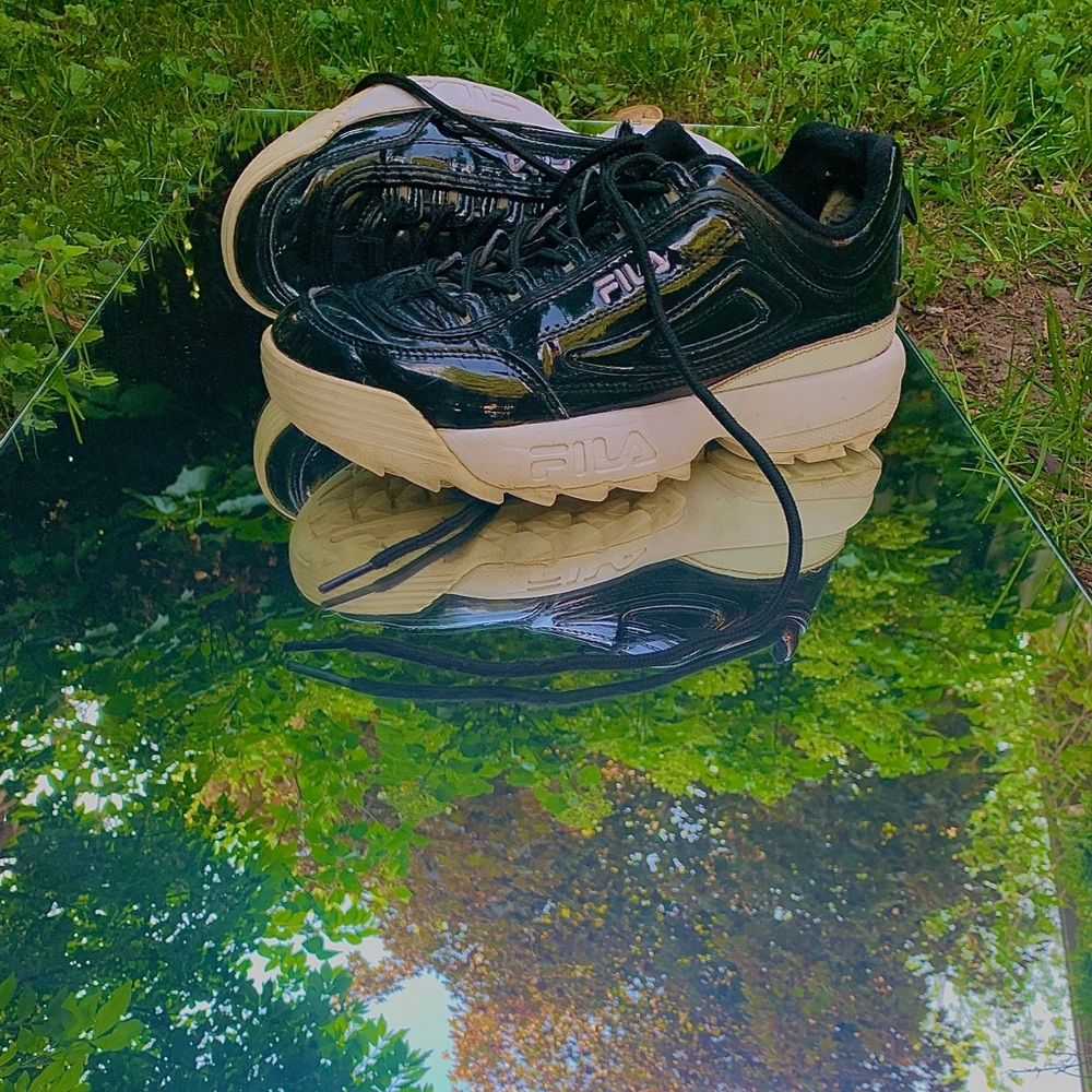 Black Fila disruptors